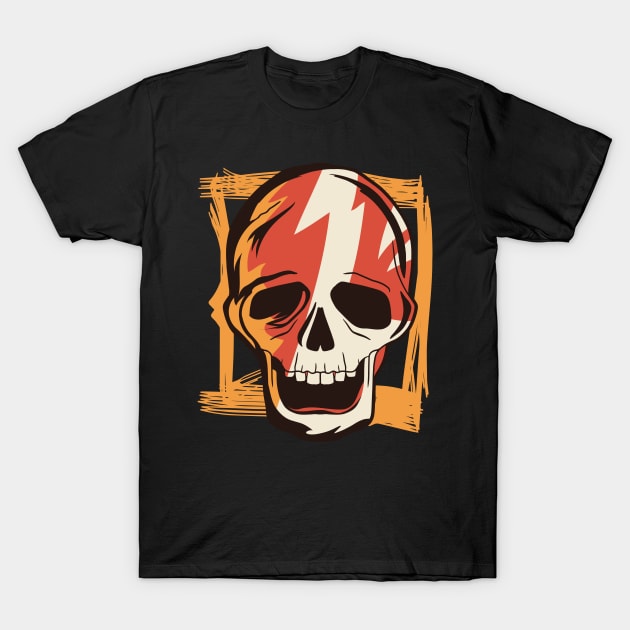 Old School Skull T-Shirt by LR_Collections